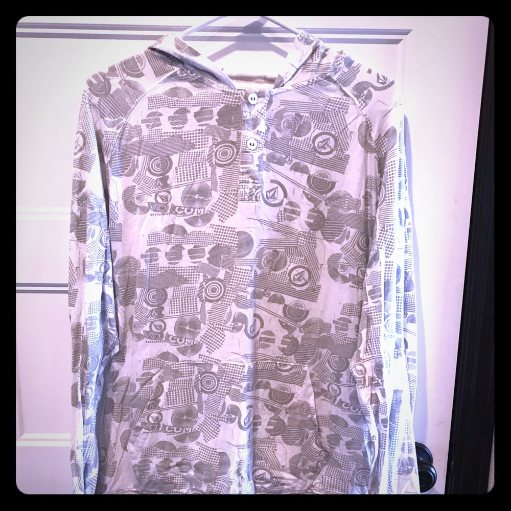 Hooded Volcom Long Sleeve T-shirt
